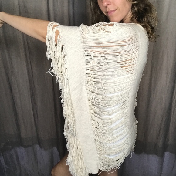 carvana Dresses & Skirts - Gorgeous Handloomed Tulum Cotton Tunic Coverup